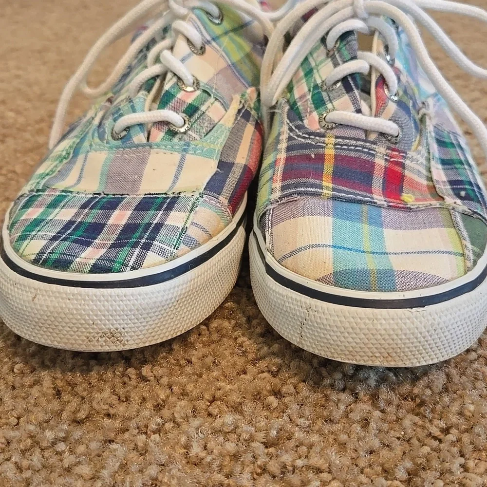 Plaid Sperry Top-Sider Women's 9M - Picture 3 of 7